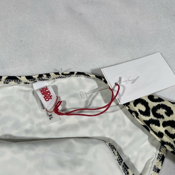 NWT‎ Solid & Striped [ XL ] Leopard Morgan Tab Hipster Bikini Bottom - Picture 5 of 12